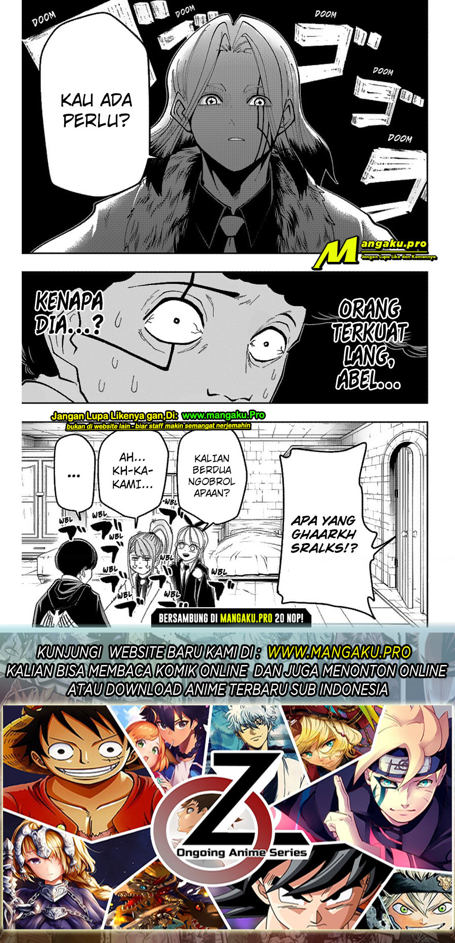 Mashle Magic and Muscles Chapter 39 Bahasa Indonesia